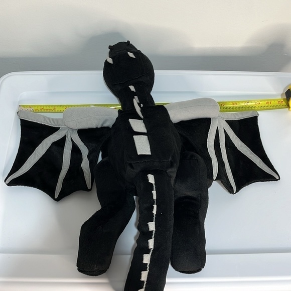 Minecraft Ender Dragon Black 21 Inch Plush Plushy Large Kids Toy Stuffed Animal - Picture 7 of 8